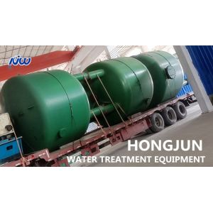 φ3000mm Large Filter Carbon Steel Sand / Carbon Filter Tank