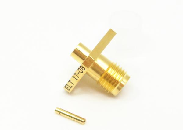 Conectores de cabo coaxial RF Solda Anexo 50 Ohm Fêmea SMA Conector