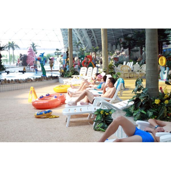 Customized indoor water park with Shopping mall