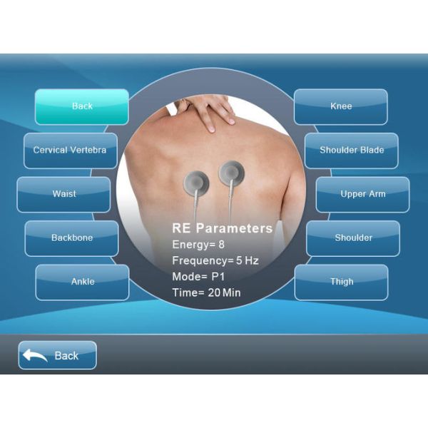 Capacitive and Resistive Diathermal Eletromagnetic Shockwave Therapy Machine
