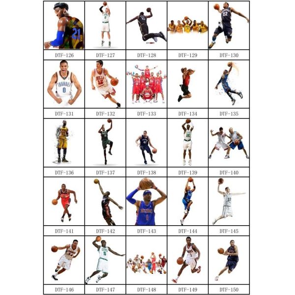 DTF heat transfer stickers Gang heat transfer DTF printing service supports customized batch production