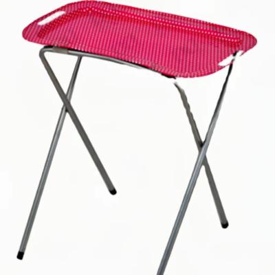 DADI Offset Printing Tinplate Metal Tin Tray Foldable Stand Painted Tin Serving Trays