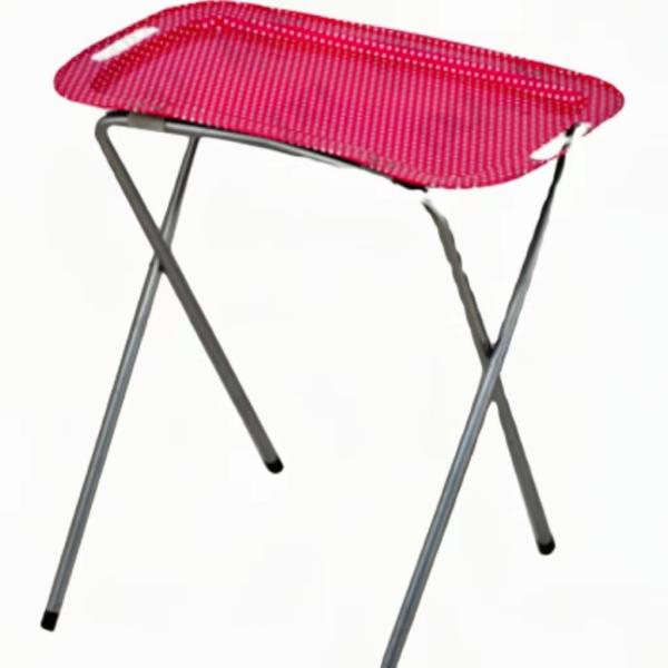 DADI Offset Printing Tinplate Metal Tin Tray Foldable Stand Painted Tin Serving Trays