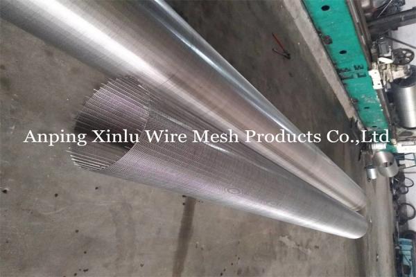 14  V Wire Wrap Water Well Sand Spiral Screen Tube For Heat Pump