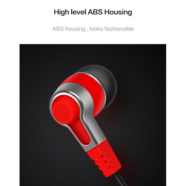 Universal Mobile Phone Wired In Ear Earphones With Mic Clear Calling Music