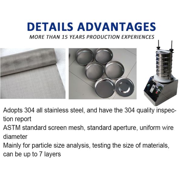 High Efficiency Laboratory Sieving Machine Flour Sifter Shaker For Rice Grain