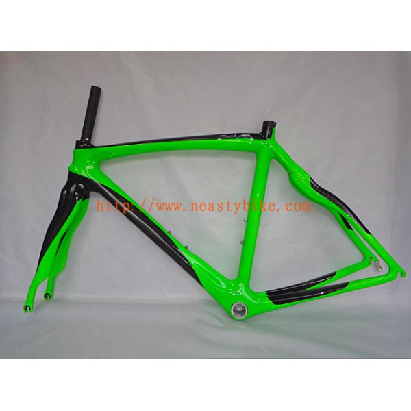 RB-NT28 bicycle road bike parts carbon frame  48-56CM full carbon frame in green