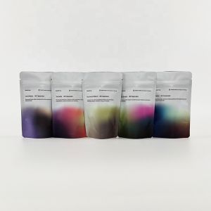 Foil Laminated Plastic Child Proof Pouch 7g 28g 35g Mylar  Bag Resealable Ziplock Packaging Bag Customized logo