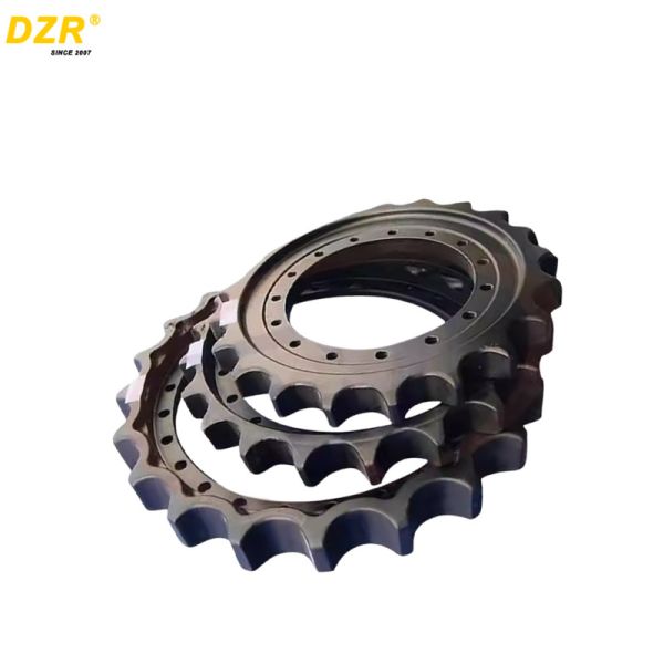 Pignons de chaîne amovibles noirs de haute précision pour chaînes à rouleaux en acier inoxydable