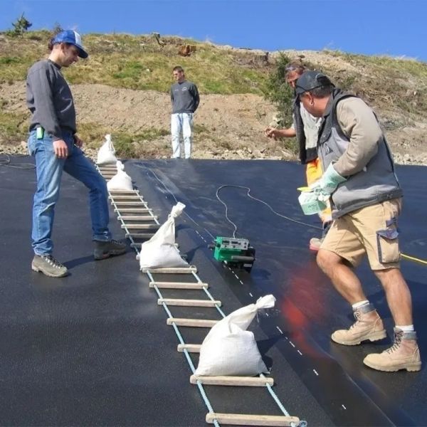 Canal Geo Membrane Waterproof 400gsm Hydraulic Engineering Composite Geomembrane