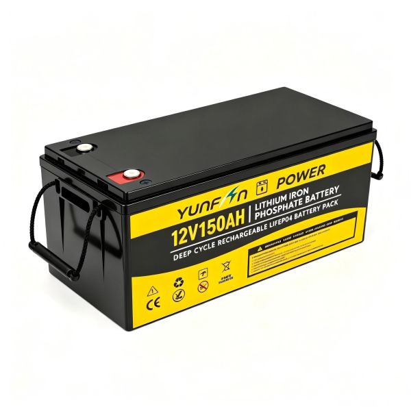 Factory Direct 12.8V 150Ah LiFePO4 Battery Wholesale OEM ODM Built-in BMS For Solar Storage RV Marine UPS Backup Power