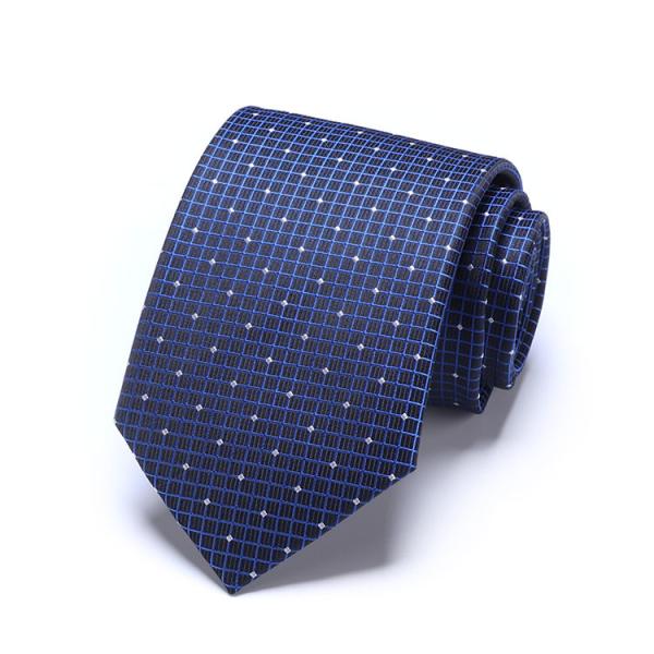 Woven  Business  Neckties 100% Silk Stripped Ties Jacquard Neckwear Men Style