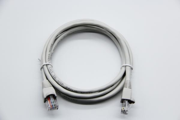 Cable de patch Ethernet plaqué en or RJ45 Cat5E
