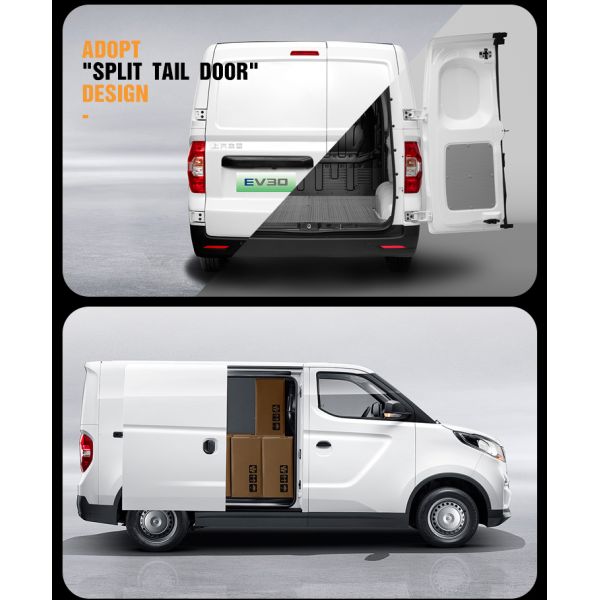 Horario del mercado de junio 22 2023 2024 Maxus Van Transmisión de una sola velocidad para vehículos eléctricos Saic Motor Maxus G10 Pick Up Truck Ev Delivery Van