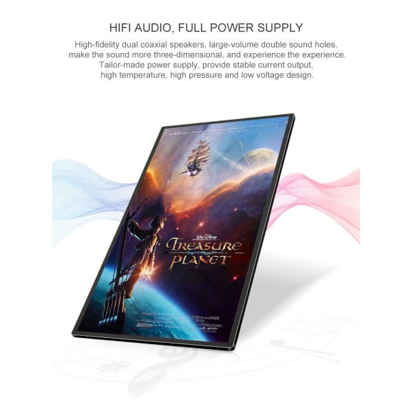 65 75 85 Inch Player Advertising Ultra Thin HD Wall Lcd Panel For Video Wall