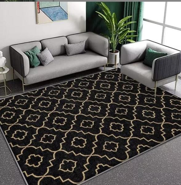 100*180cm Flower Crystal Velvet Floor Carpets For Sofa Bedroom And Living Room