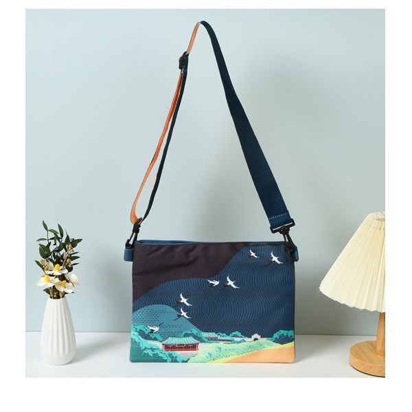 Customized Color Plain Cotton Canvas Reusable Women Shopping Tote Bag for Medium Size