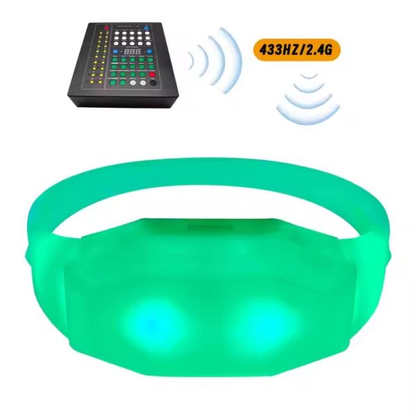 Control central de las pulseras DMX compatible RF controlador inalámbrico para espectáculos, conciertos, fiestas