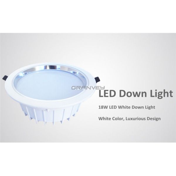 Aluminum 18W Recessed LED Down Light , 6 Inch LED Recessed Downlights Epistar Chip