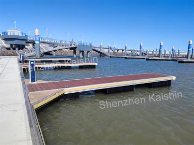 A flutuação de alumínio entra a plataforma plástica da plataforma da água de Marine Alloy Floating Dock Floating do Decking impermeável