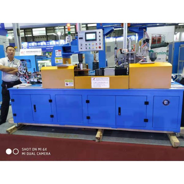 High Speed Wire Take Up Machine Automatic Coiling And Wrapping Machine