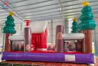 Fabricante Casa de Navidad con salpicadero inflable Casa de salpicadero inflable para niños