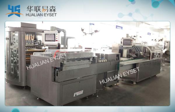 Electronic Weighing Four Side Seal Packaging Machine / Carton Production Line