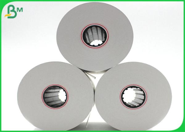 Papel térmico do rolo impermeável de 55gsm 640mm para a etiqueta da etiqueta da caixa