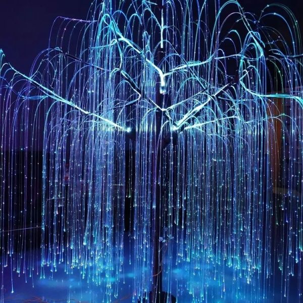 Custom chandelier Hotel Project fiber optic wedding chandelier(WH-NC-119)