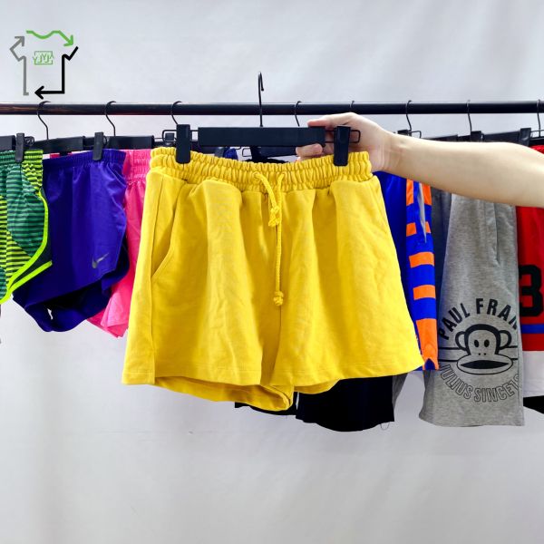 Soft Breathable Used Brand Clothes Sport Running Second Hand Women Brand Shorts