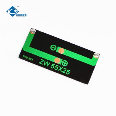 La plupart panneau solaire léger de haute qualité populaire ZW-5525 du panneau solaire 3.5V de mini 0.19W Exopy