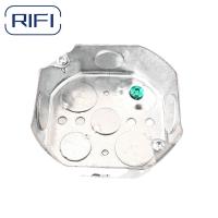 1.5mm espessura Octagonal caixa puxada com 2 parafusos 4 