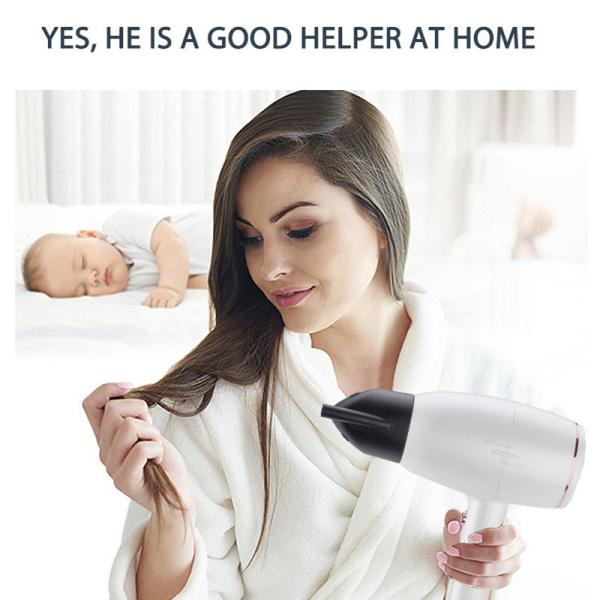 Travel Home Portable Hair Dryer Compact Ceramic Hair Blower Styling Tools ABS Material
