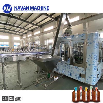 Automatic 200-2000ml Glass Bottle Non Gas Beverage Kombucha Filling Machine