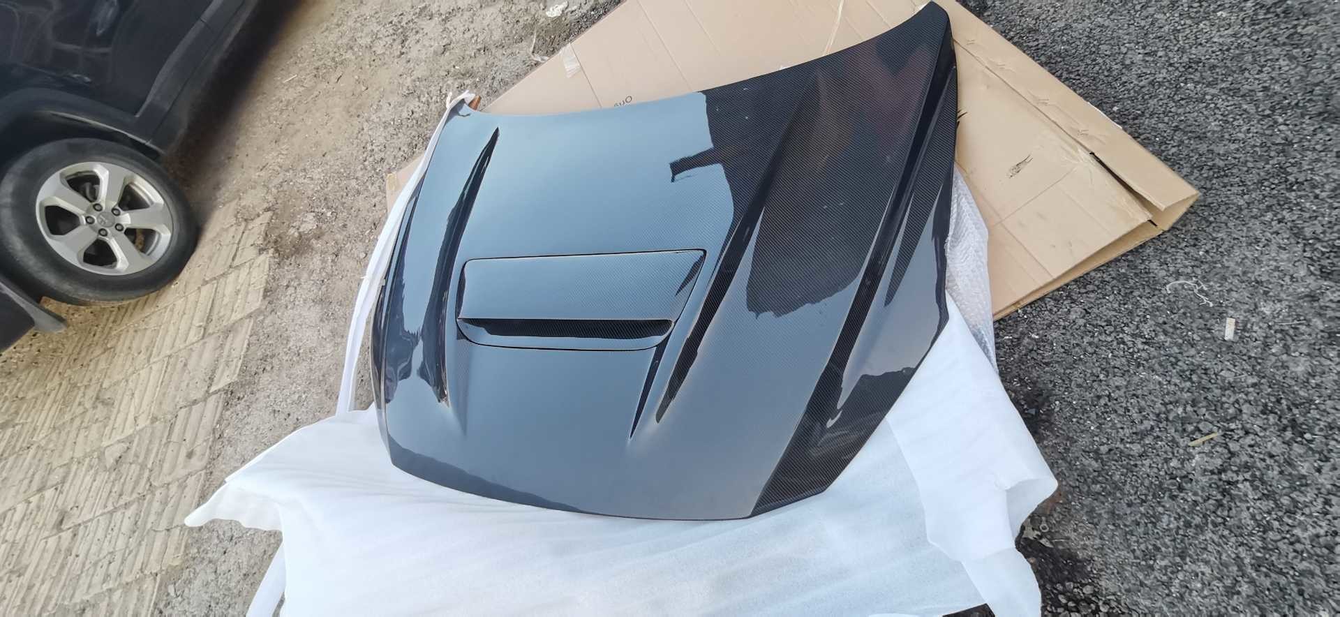 Real Carbon Fiber Opening Cover Made in Suitable for Modified Mazda Axela MPS Model