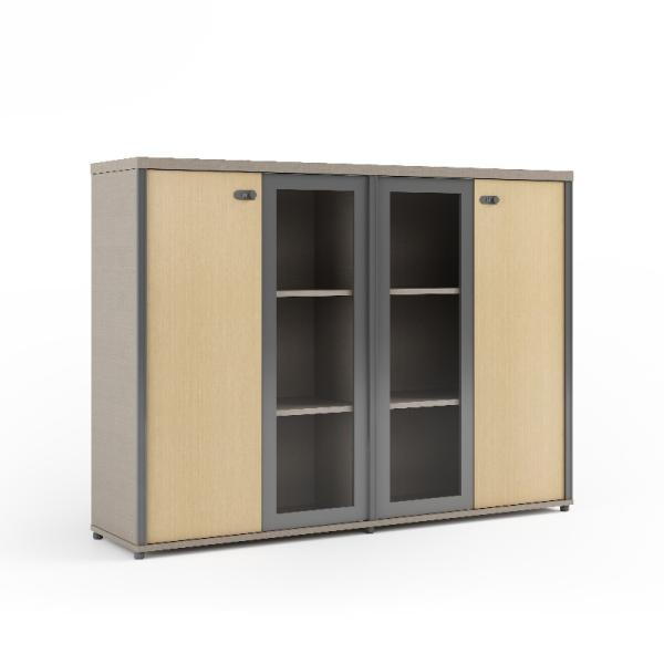 Arquivo de arquivos de porta de vidro com classificação IP40 com bloqueio de senha e características personalizáveis