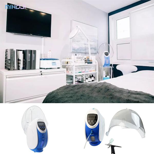 O2toDerm Oxygen Therapy Machine 92% Pure Oxygen for Skin Rejuvenation