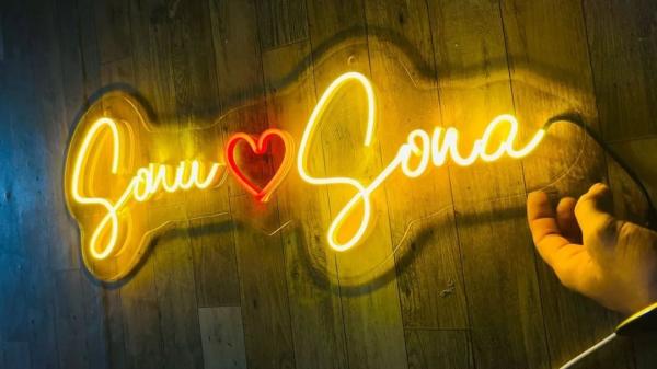 Outdoor Neon Sign for Mrs Mr Will You Marry Me A Symbol of Love and Commitment