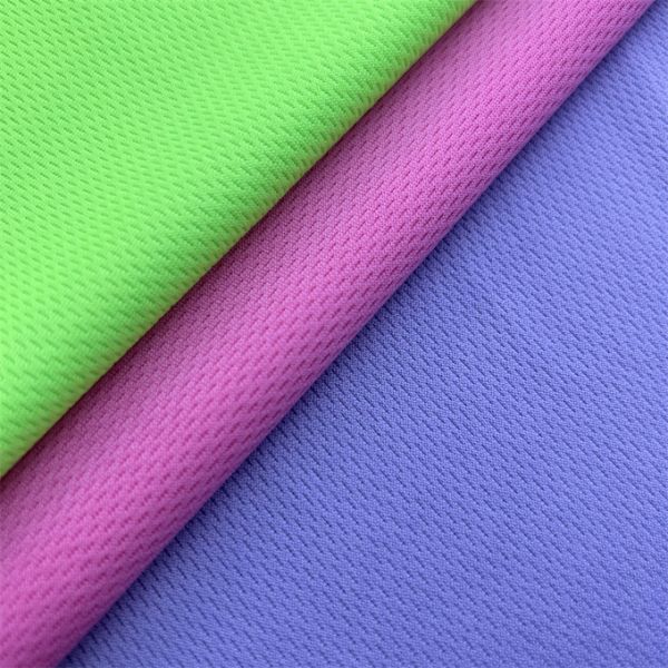 100% полиэстерный футболка птичьи глазки сетка ткань 75D трикота вязанный дышащий