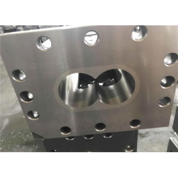 Custom 65mm Twin Screw Extruder Barrel With Bi-Metallic Linear Inside