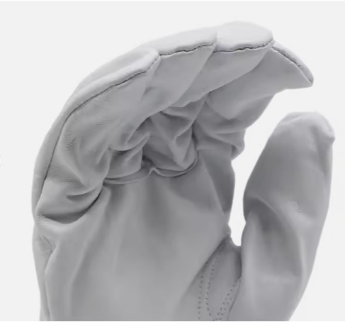 Белая 3M тонкая сульфатная коровая кожа легкая для зимней работы кожаные перчатки