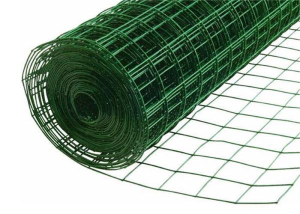16 Gauge Green PVC Coated Fence Mesh Welded Wire Mesh for Stucco