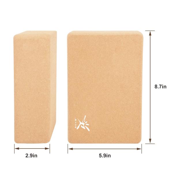 Custom Logo Recyclable Wholesale Solid Natural Cork Yoga Block For Indoor Yoga Exercise