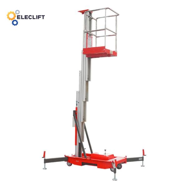 Safety Limit Switch Aluminum Lift Platform Single Man Electric Scissor Lifts 220V