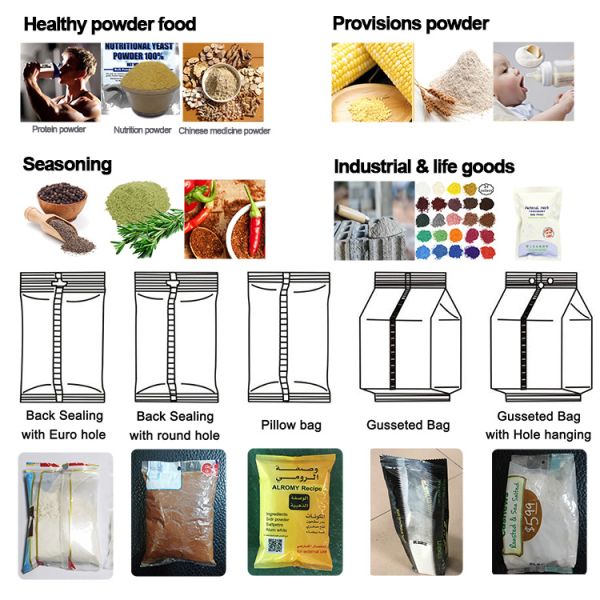 Машина упаковки запечатывания саше порошка 350mm муки кофе молока заполняя