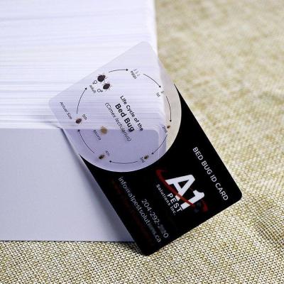 Imprimant l'ANIMAL FAMILIER d'ABS en plastique de carte de PVC transparent pour la couleur des affaires CMYK