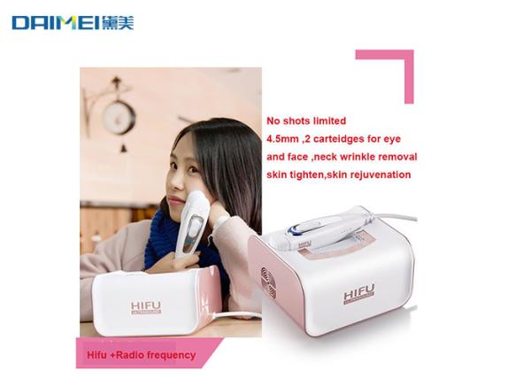 Mini HIFU Facial Machine Skin Tightening Ultrasound Facial Machine For Home