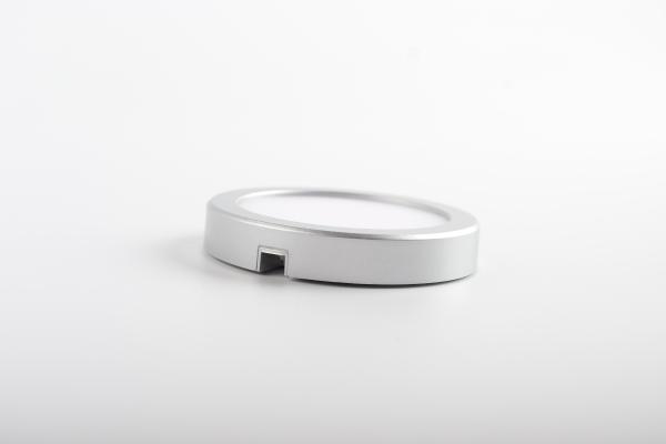 A1122 Round Surface mounted Spotlight, (PC+ABS)+PS, Φ60mm(diameter)×10mm(thickness), Ra>90, DC12V, 1.5W, SMD2835/24PCS