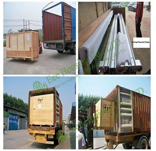 Thermal break aluminum frame bi-folding door in living room with build in shutter,bi Fold Door Design Exterior Patio
