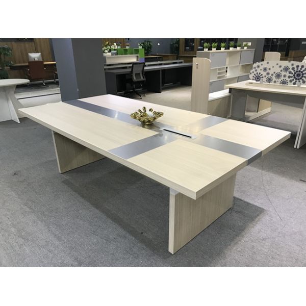 Rectangular Executive Conference Table , Large Boardroom Table 750mm Height